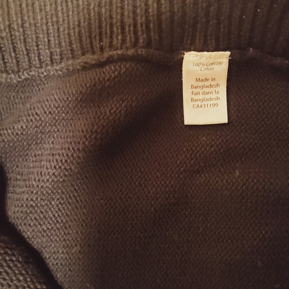 DKR Navy Sweater Poncho Vest - Picture 4 of 5